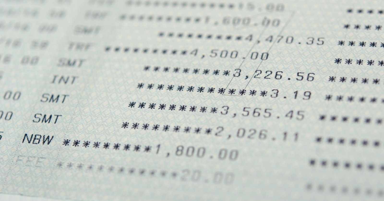 create bank statement
