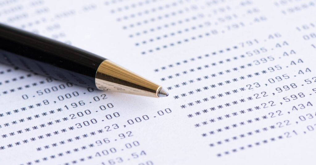 create bank statement